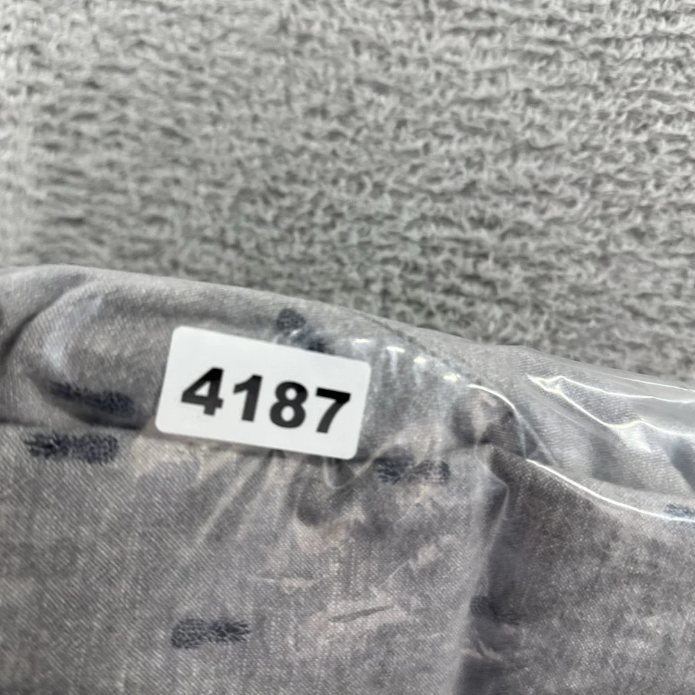 Tenth Ocean Linen Shorts Mens 40 Gray Pattern‎  7